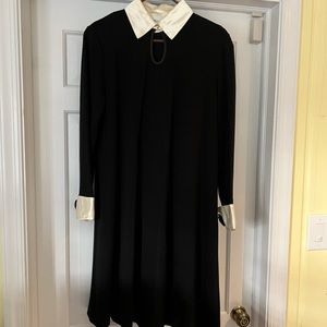Christine Jaguin Size M A line wool blend dress
